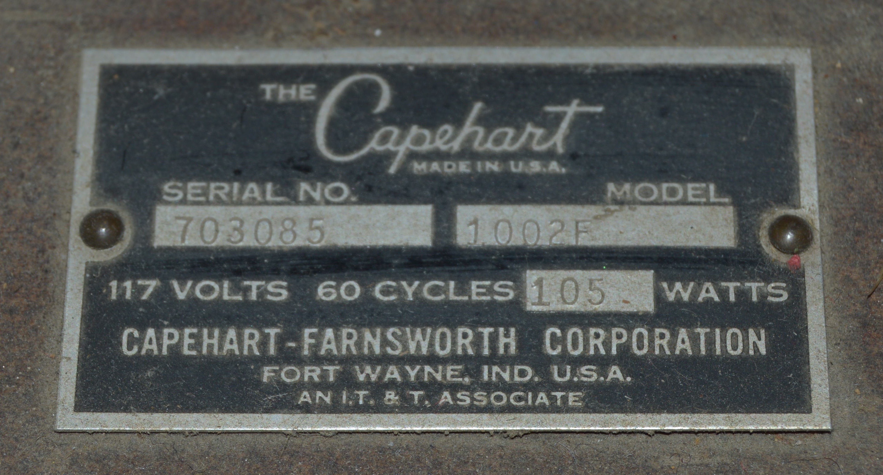 Capehart Stereo Console Cabinet