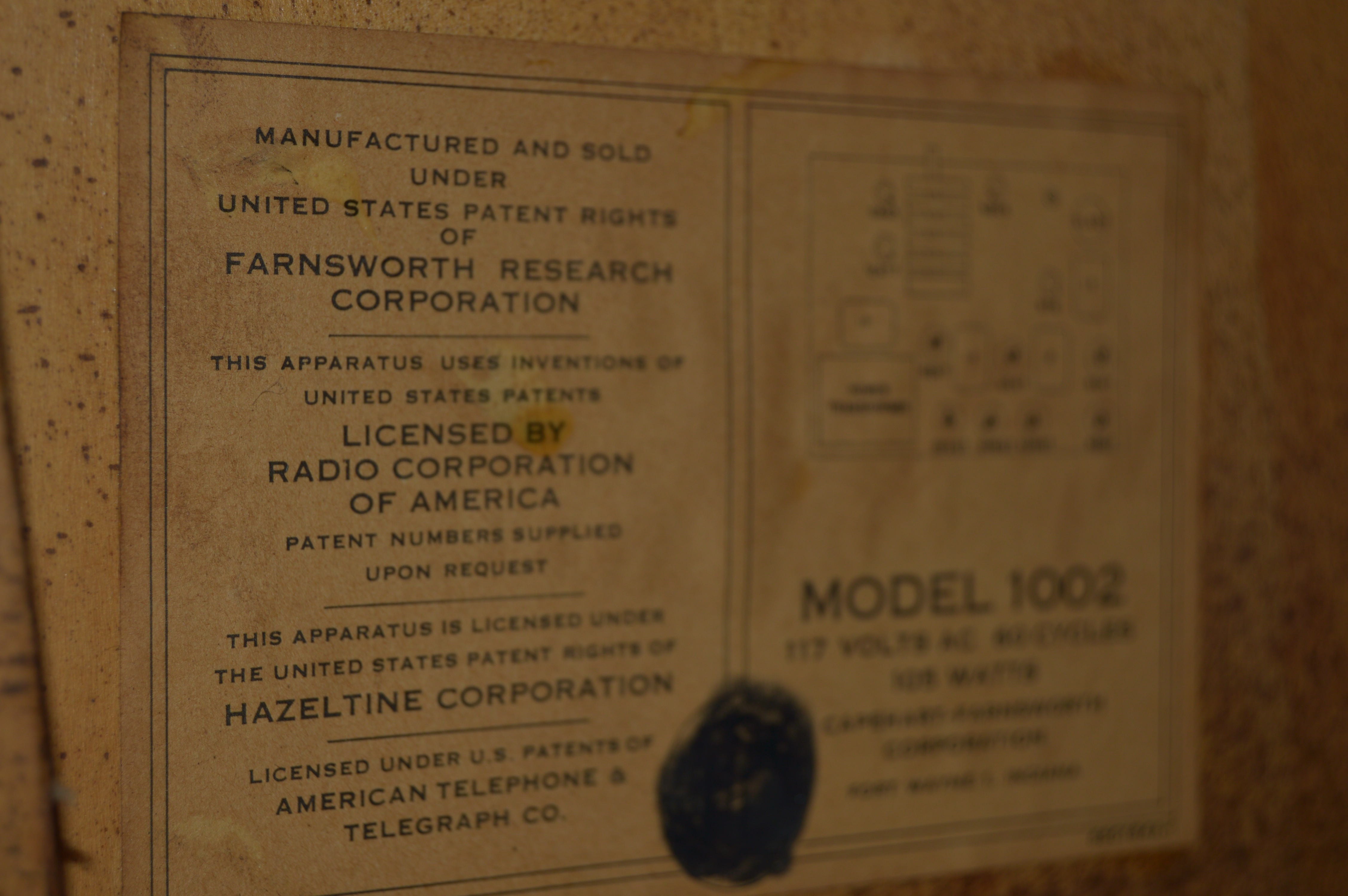 Capehart Stereo Console Cabinet