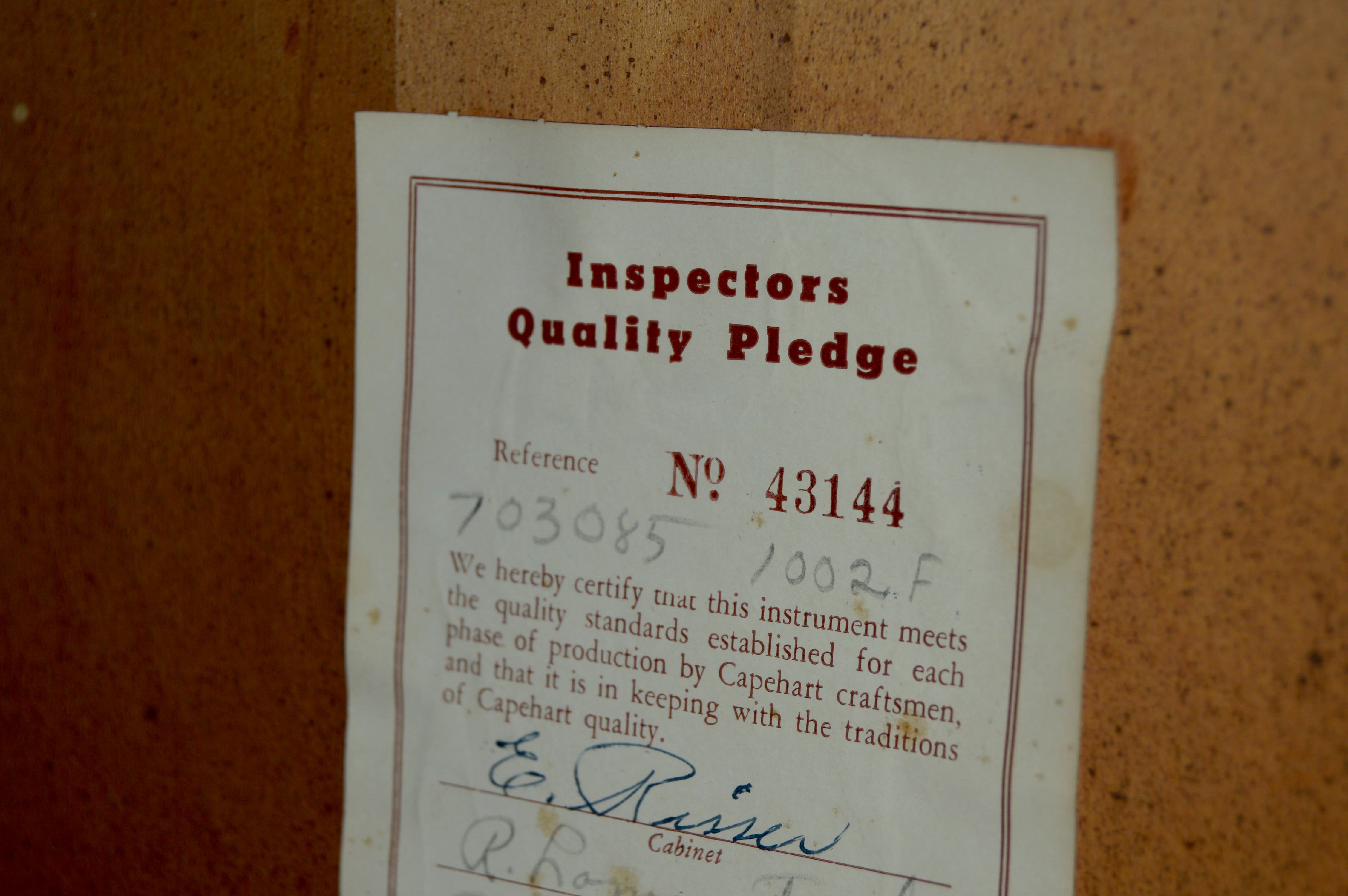 Capehart Stereo Console Cabinet