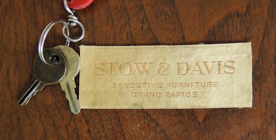 Stow & Davis Executive Walnut Desk