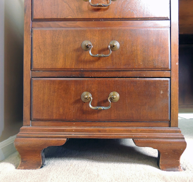 Stow & Davis Executive Walnut Desk