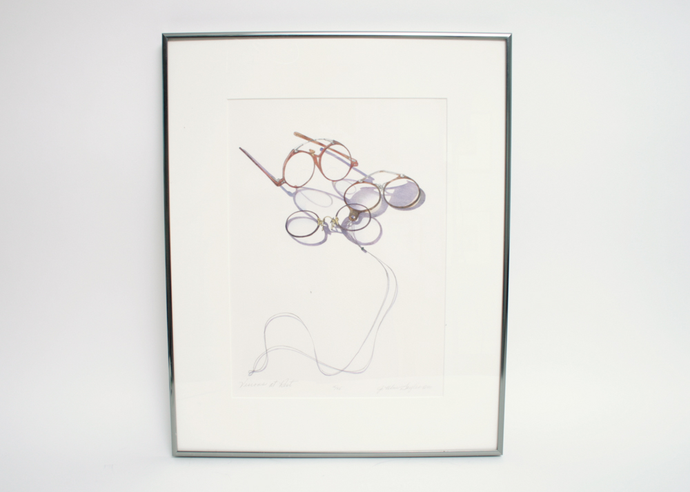 Janice Ulm Sayles Signed Watercolor Lithograph