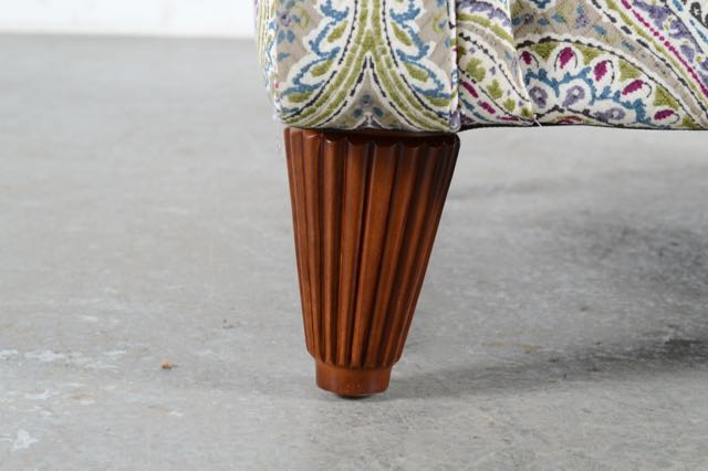 Havertys Upholstered Chair and Ottoman