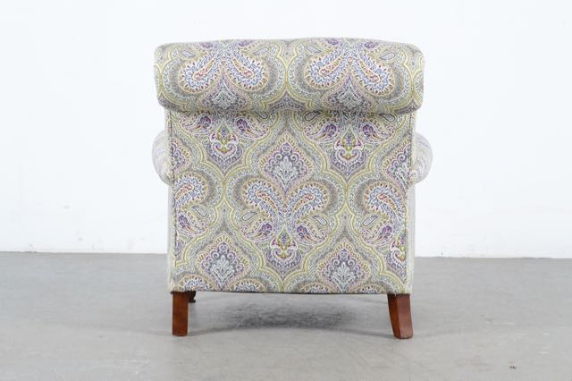 Havertys Upholstered Chair and Ottoman