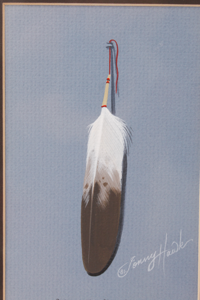 Native American Artist Jonny Hawk Watercolors