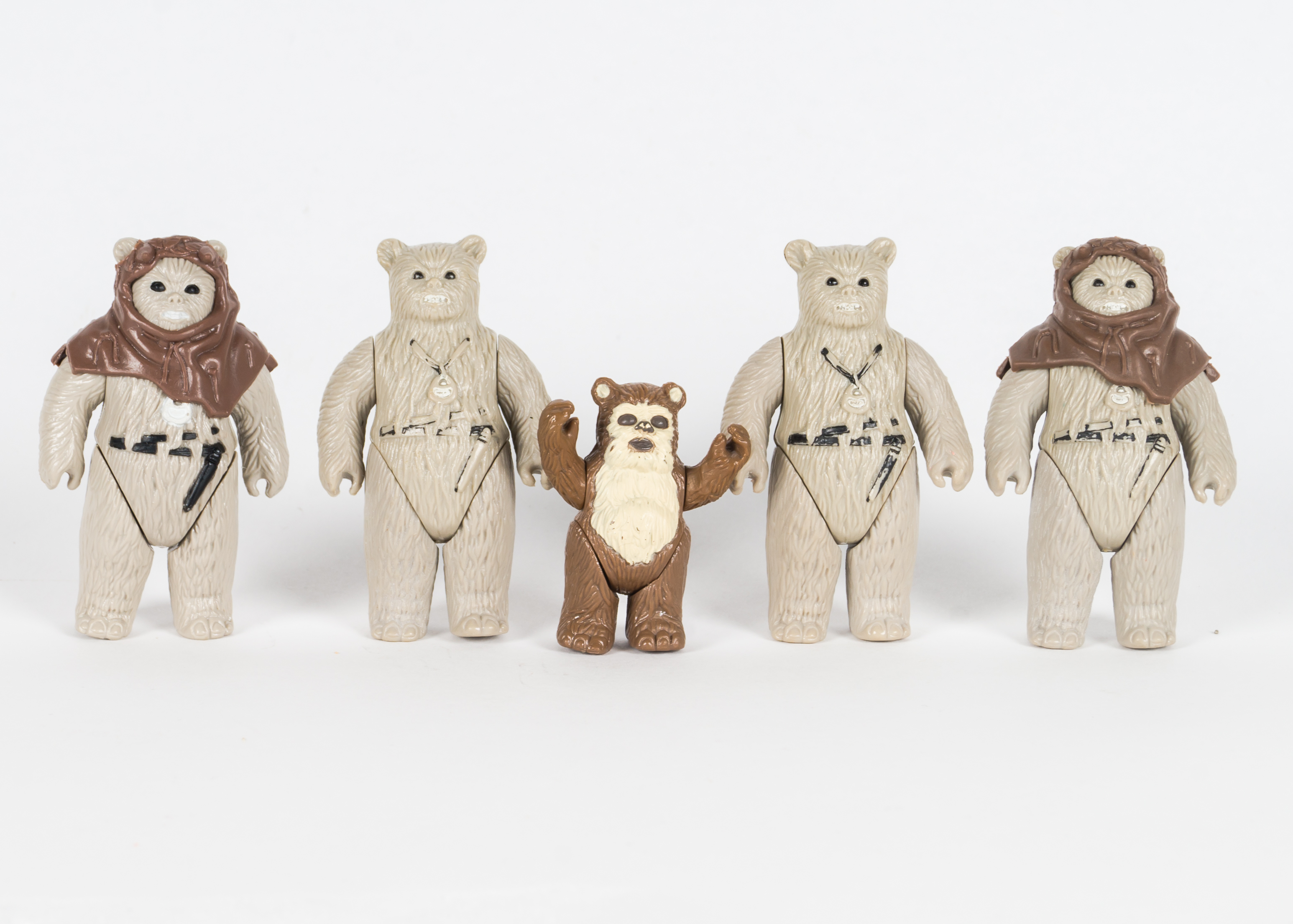 Vintage "Star Wars: Return of the Jedi" Ewok Action Figures