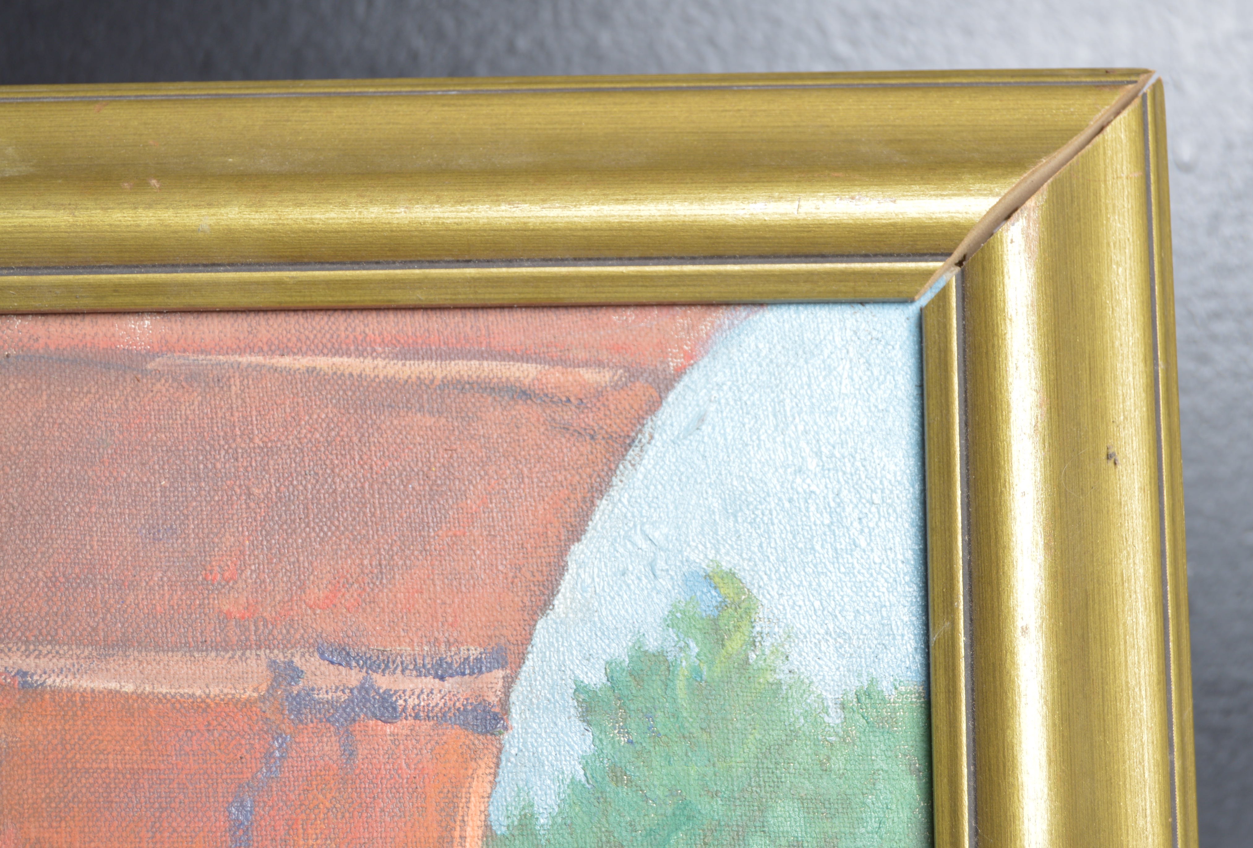 James McGinley "Sicilian Aquaduct" Original Oil Painting