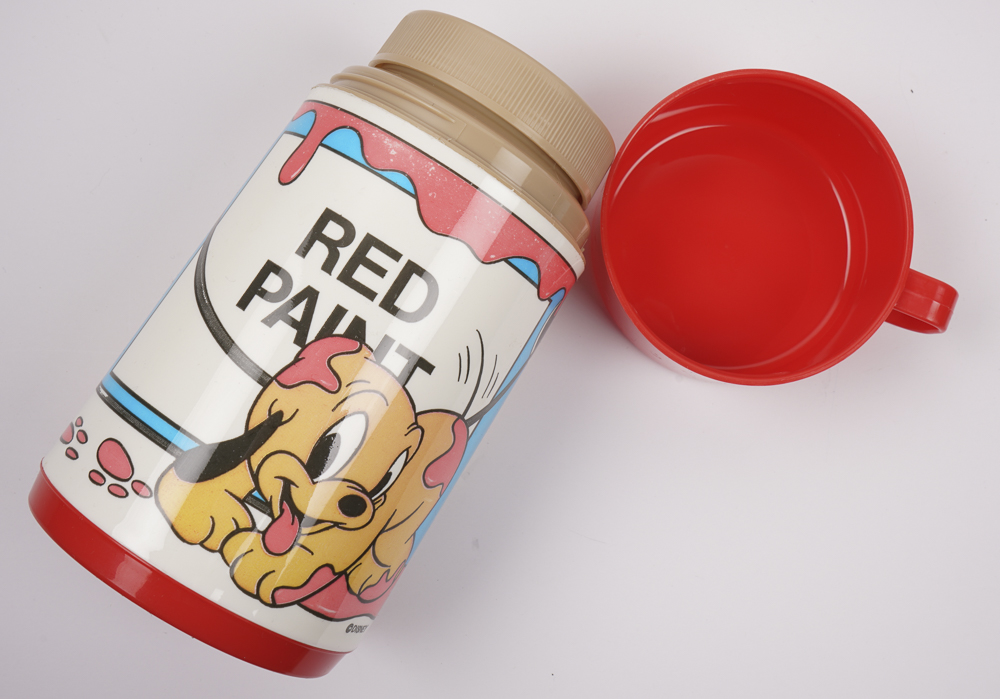 Vintage Disney Pull Toy and Lunchbox