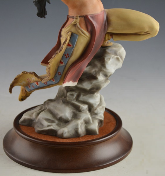 Franklin Mint "Eagle Man" by R.F. Murphy Porcelain Sculpture