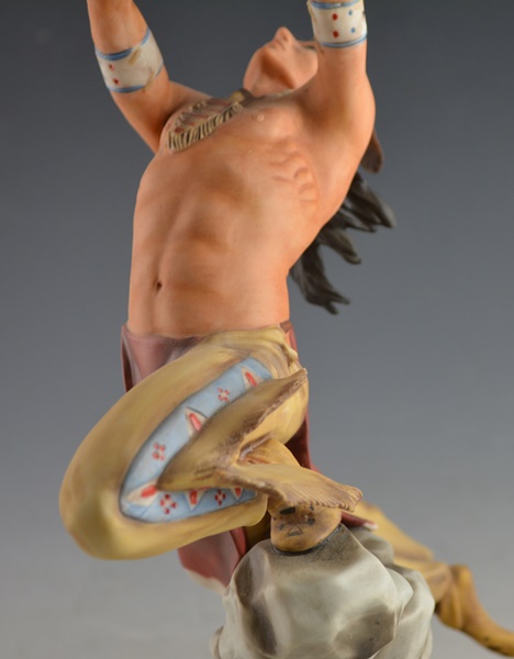 Franklin Mint "Eagle Man" by R.F. Murphy Porcelain Sculpture