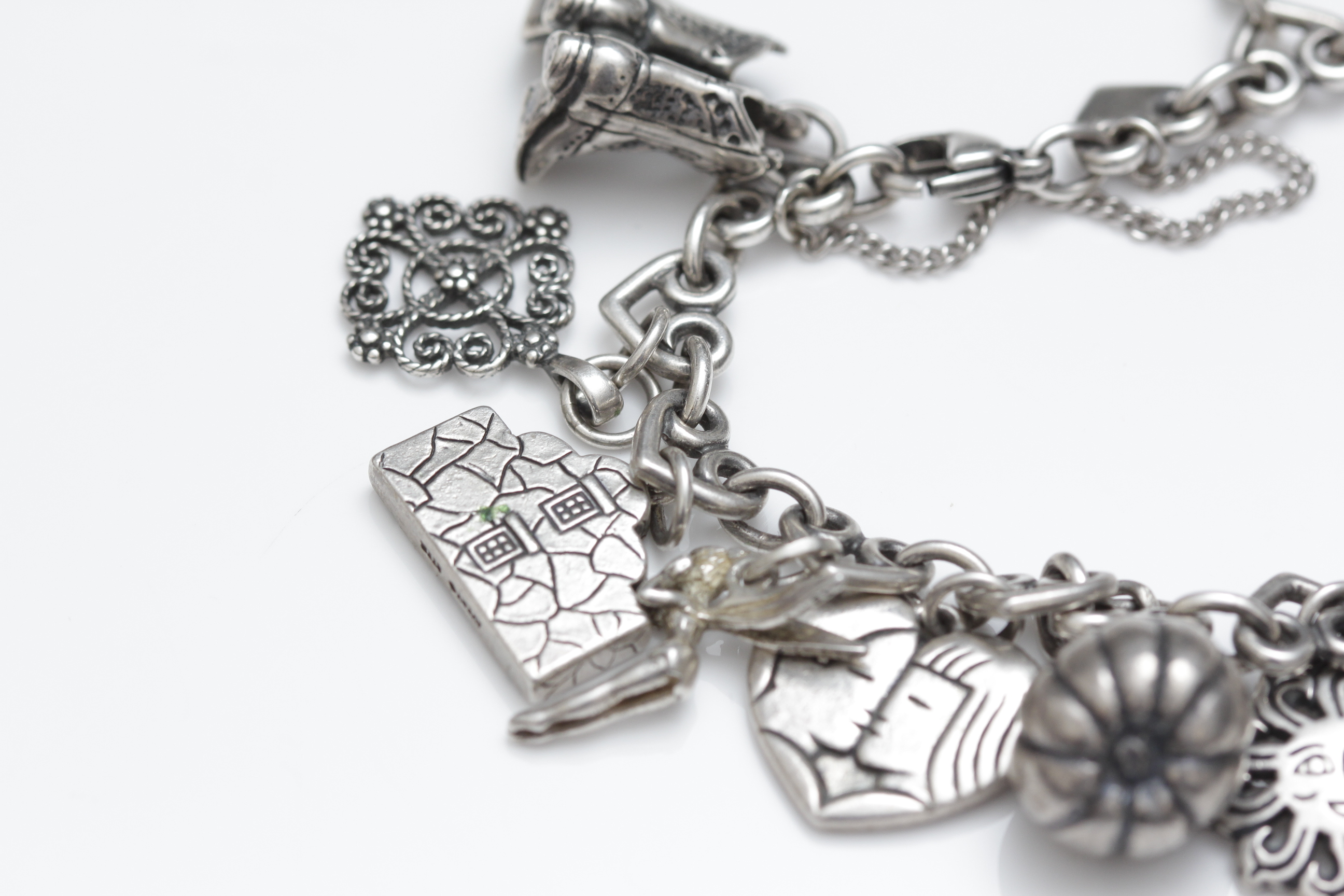 Sterling James Avery Charm Bracelet