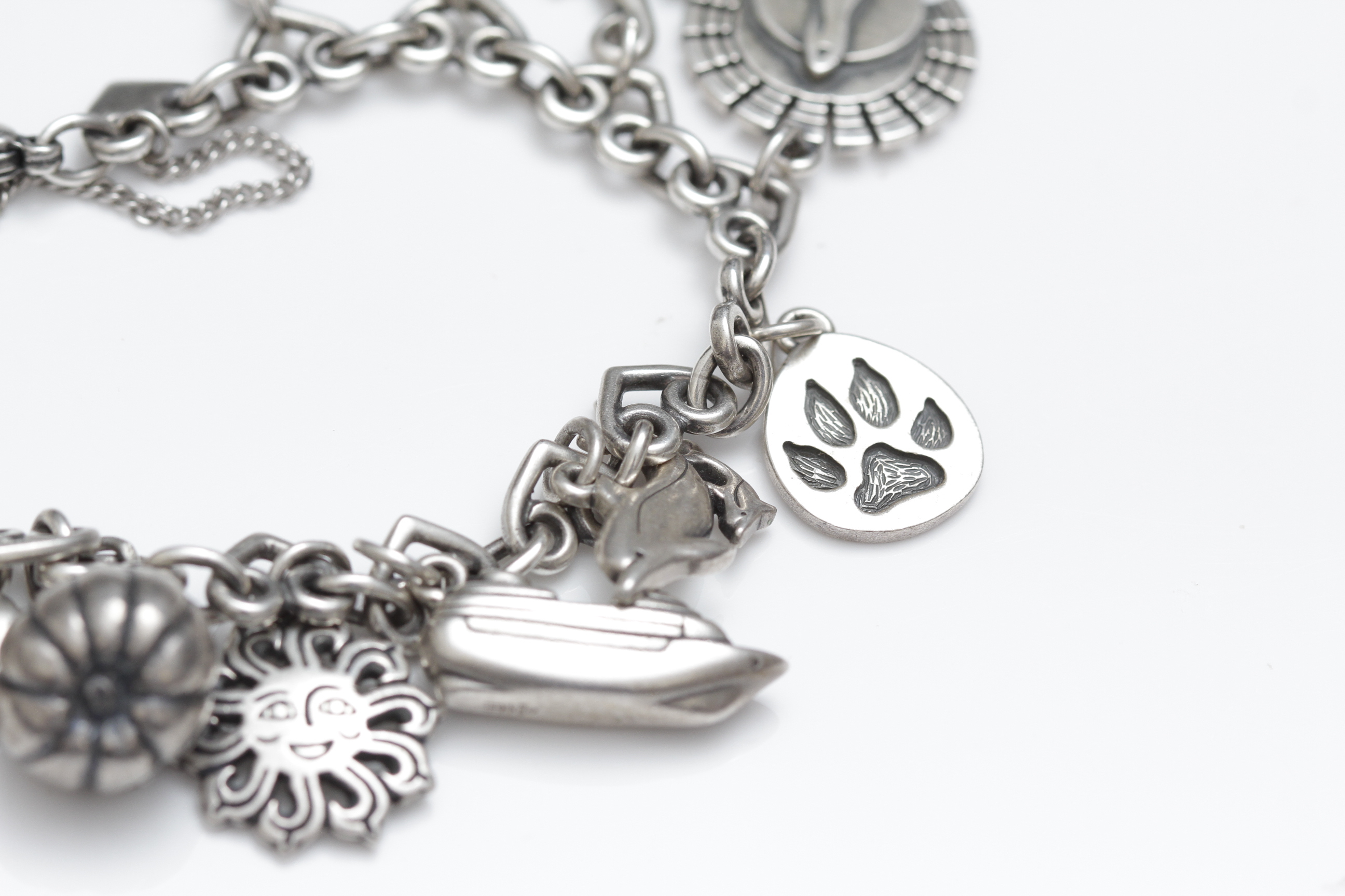 Sterling James Avery Charm Bracelet