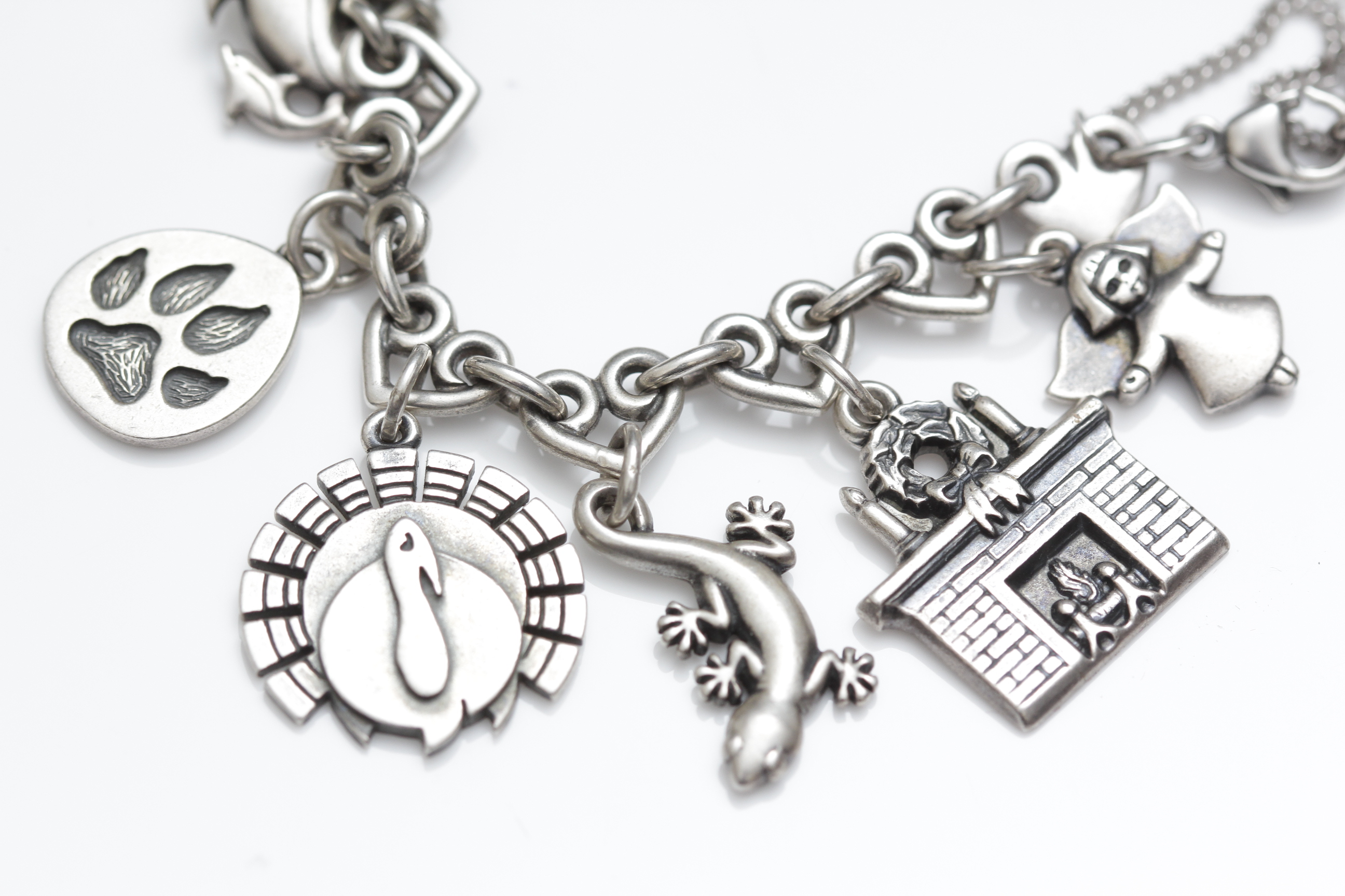 Sterling James Avery Charm Bracelet