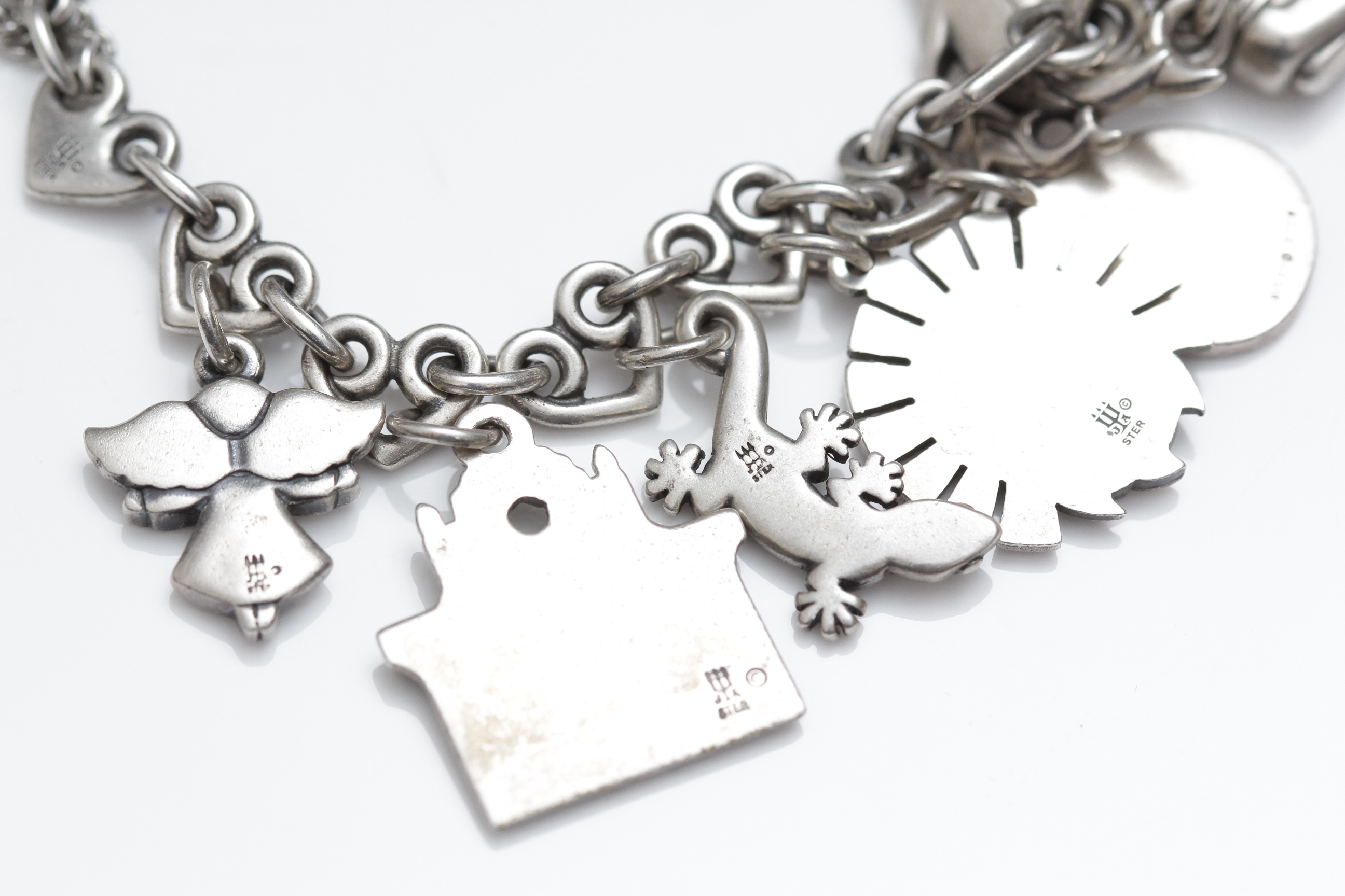 Sterling James Avery Charm Bracelet