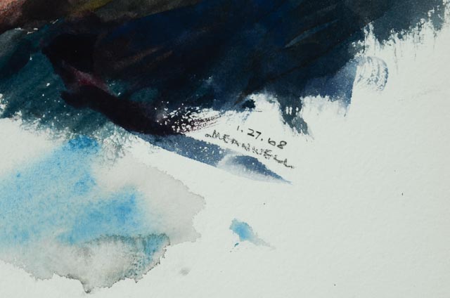 Jack Meanwell Original Watercolor Portrait of a Child