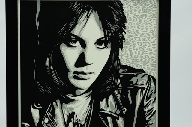 Shepard Fairey Signed AP Serigraph "Joan Jett The Runway"