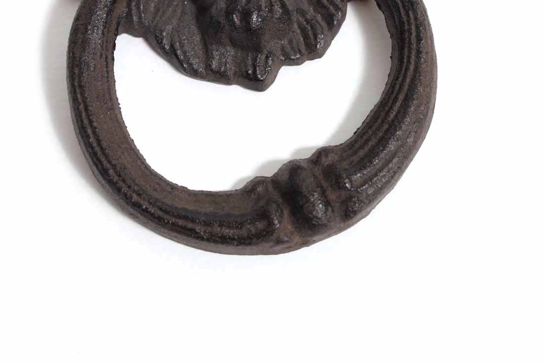 Cast Iron Lion's Head Door Knocker