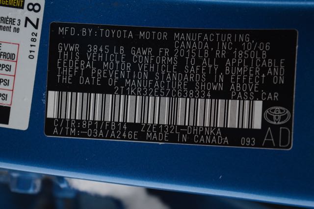 2007 Limited Edition M-Theory Toyota Matrix