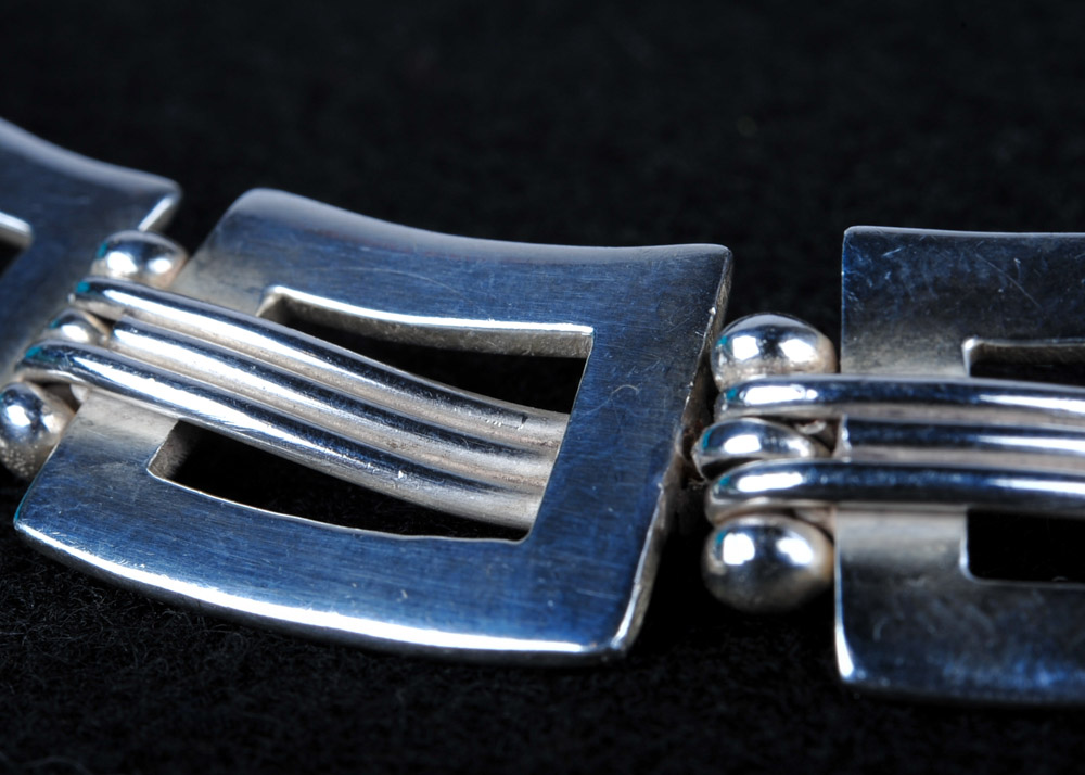 Sterling Silver Bracelet and Necklace Set