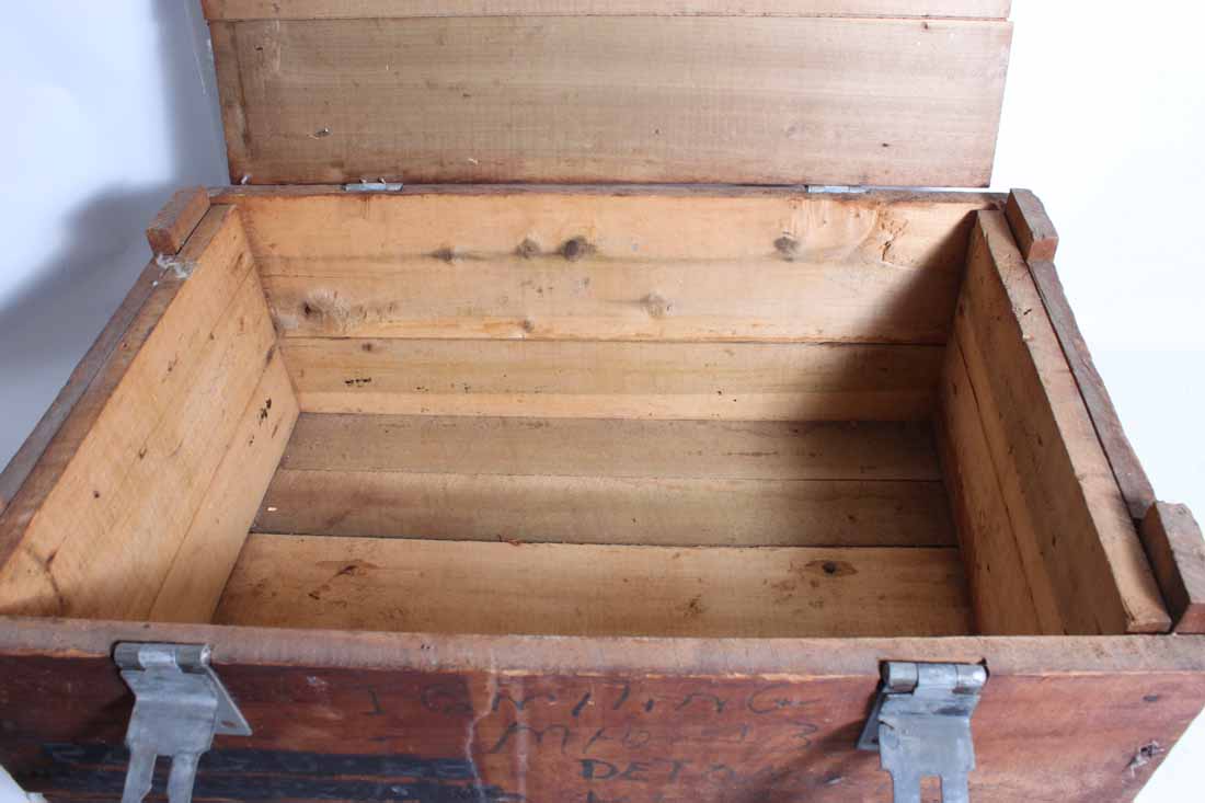 Antique Wooden Shipping Box