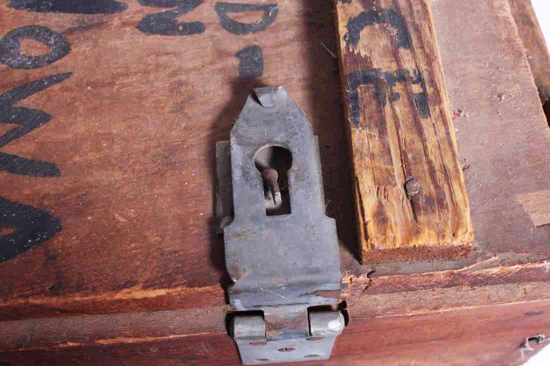 Antique Wooden Shipping Box