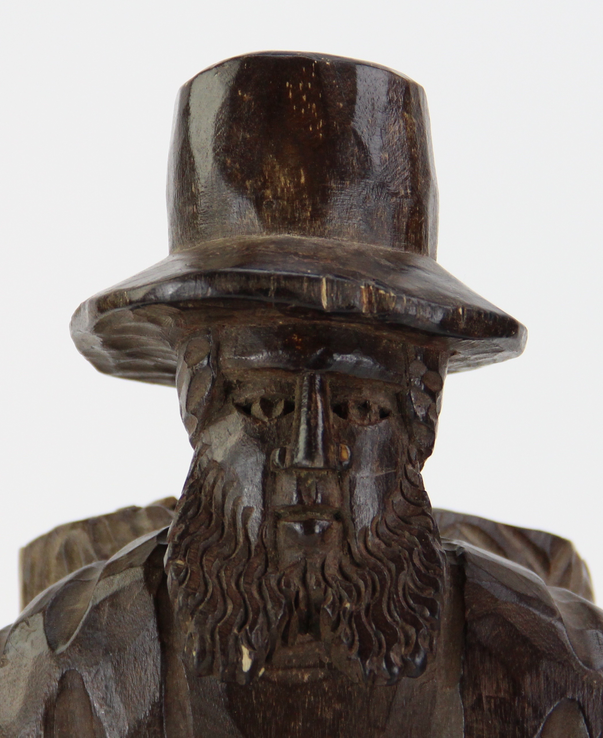 Carved Wood Black Forest Figure