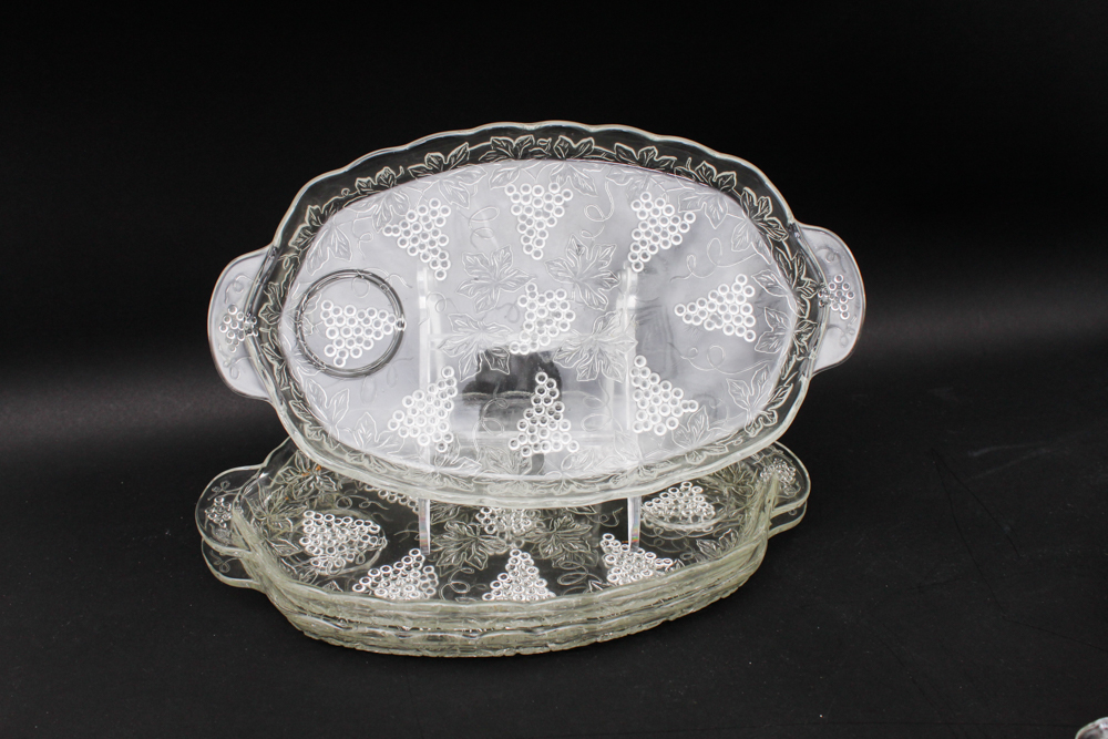 Vintage Luncheon Glass Sets