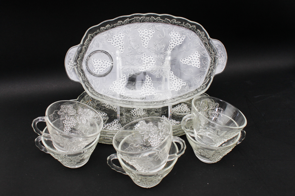 Vintage Luncheon Glass Sets