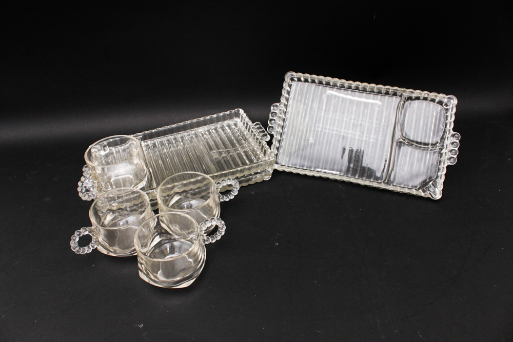 Vintage Luncheon Glass Sets