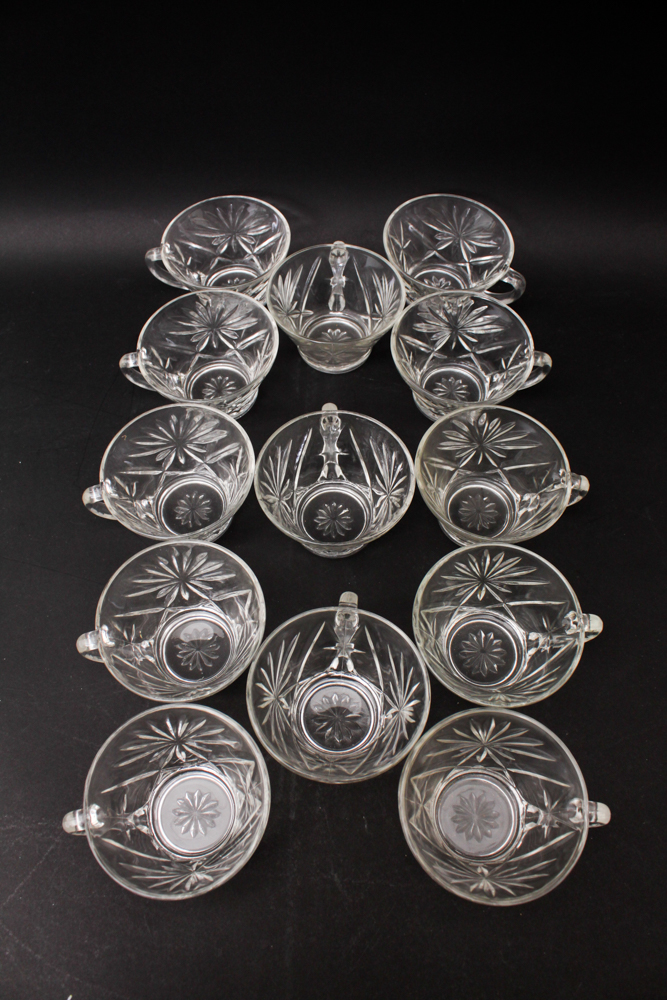 Vintage Luncheon Glass Sets