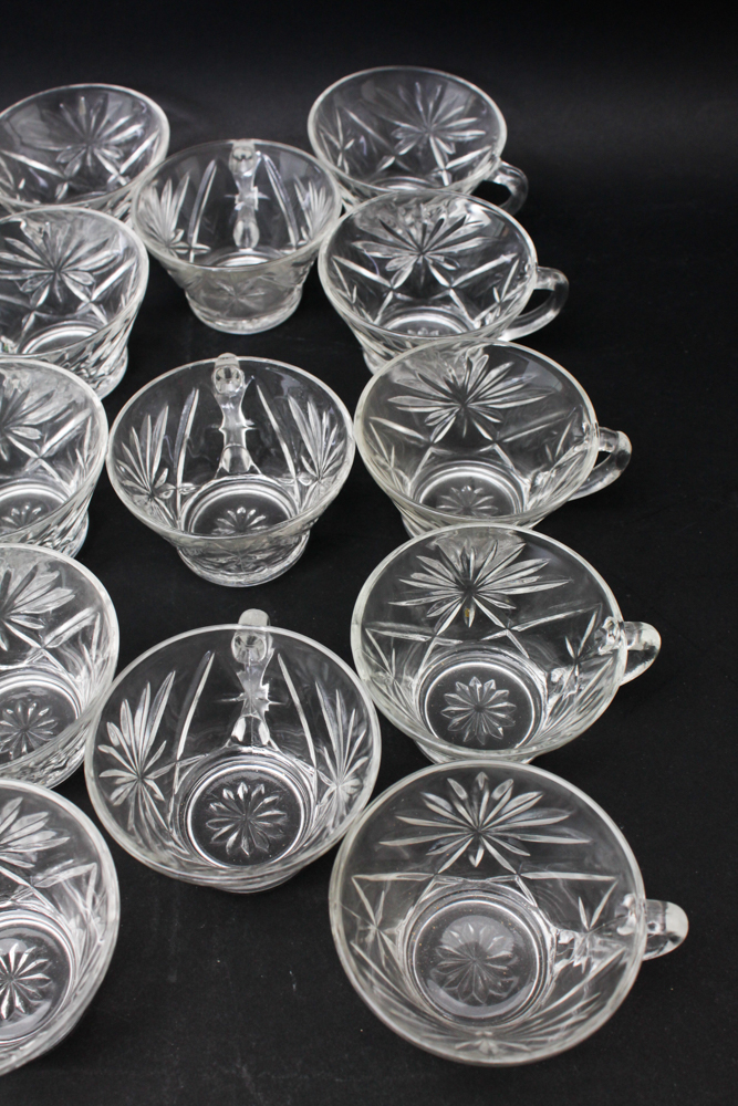 Vintage Luncheon Glass Sets