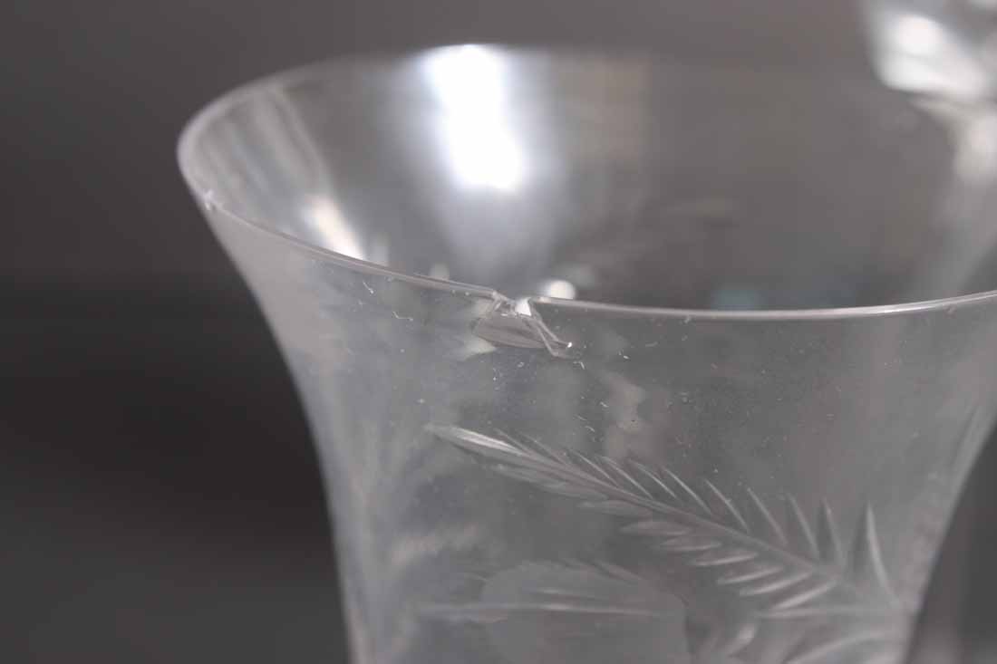 Collection of Etched Barware