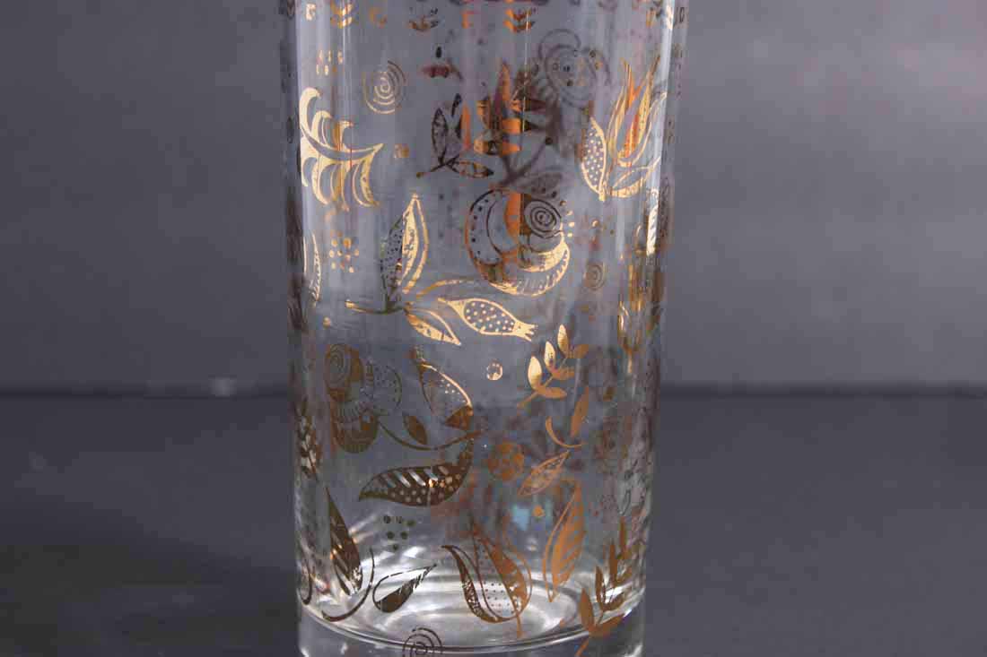 Set of Four Mid-Century Glasses