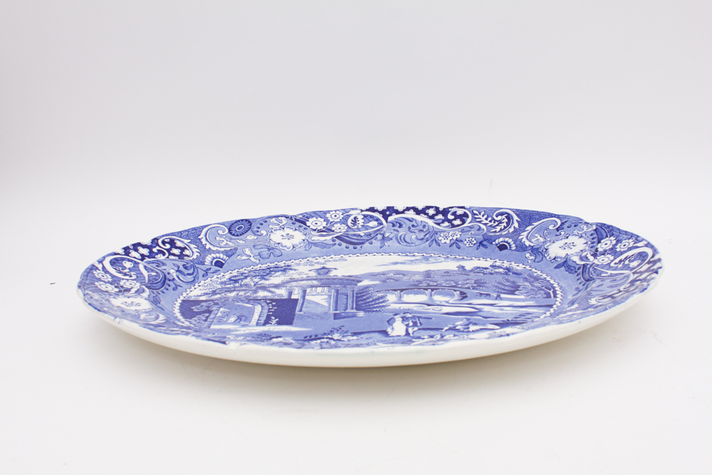 Blue and White China in W.R. Midwinter "Landscape" and More
