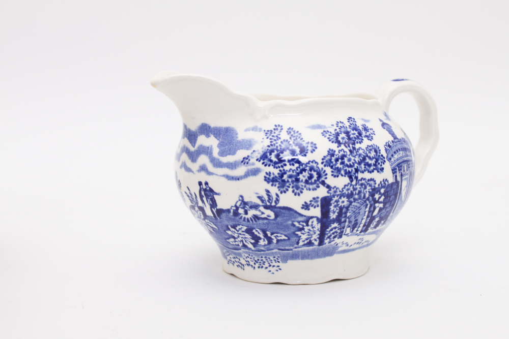 Blue and White China in W.R. Midwinter "Landscape" and More