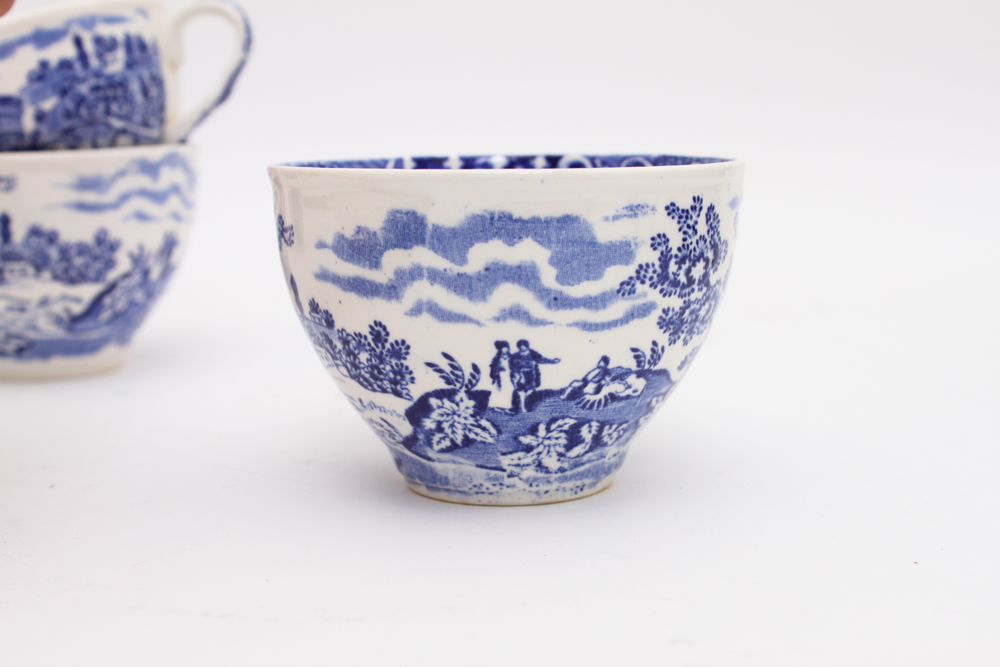 Blue and White China in W.R. Midwinter "Landscape" and More