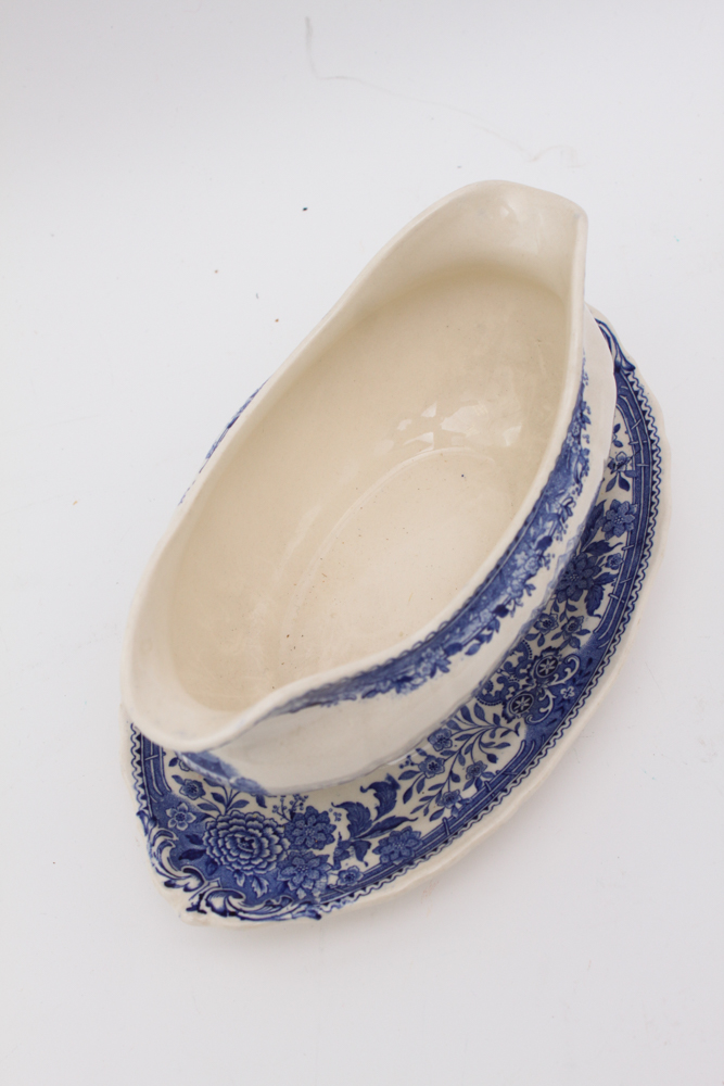 Blue and White China in W.R. Midwinter "Landscape" and More