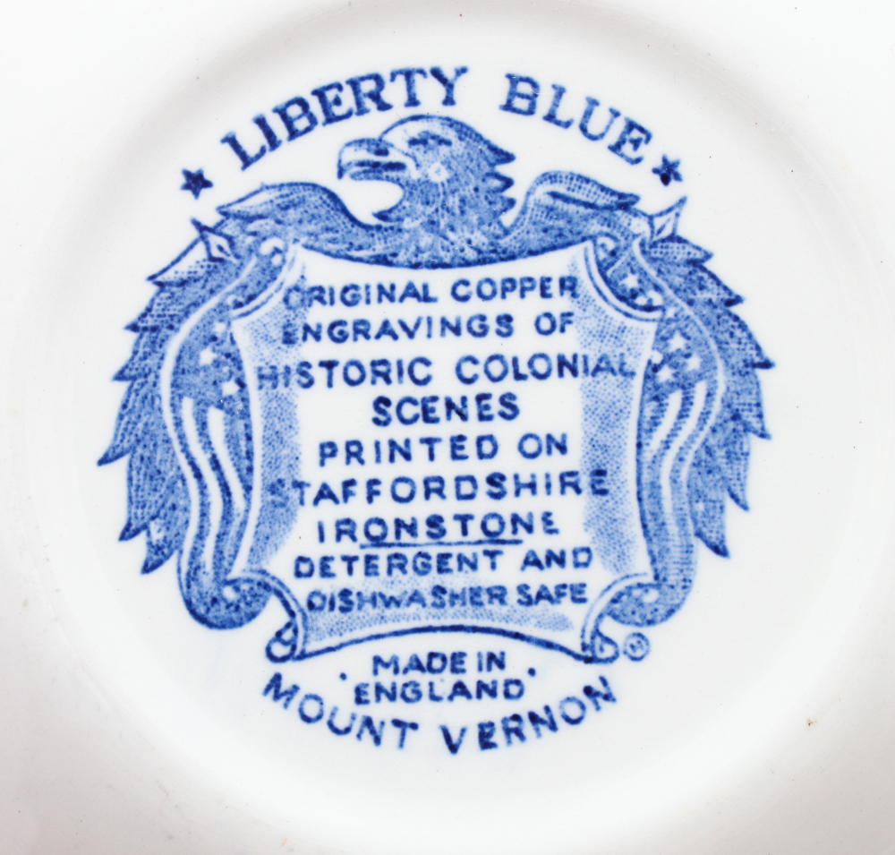 Blue and White China in W.R. Midwinter "Landscape" and More