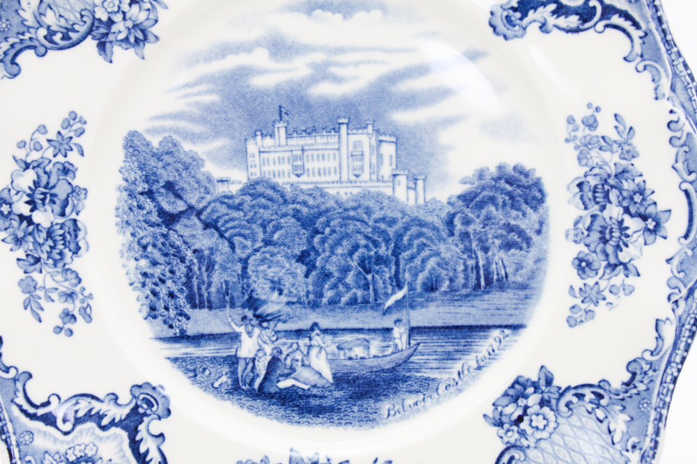 Blue and White China in W.R. Midwinter "Landscape" and More
