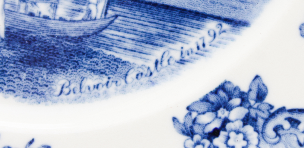 Blue and White China in W.R. Midwinter "Landscape" and More