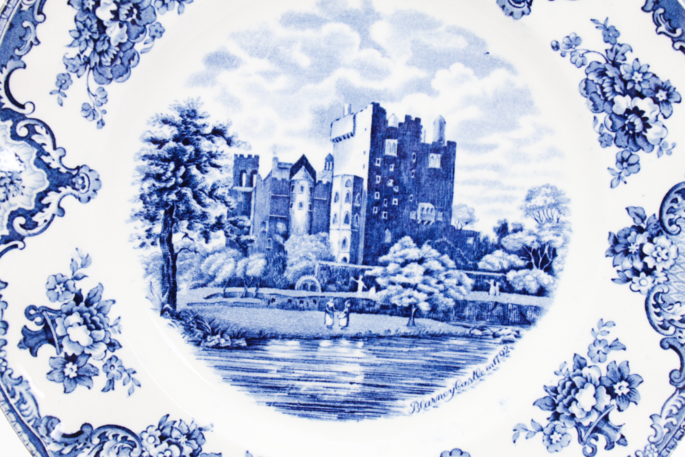 Blue and White China in W.R. Midwinter "Landscape" and More
