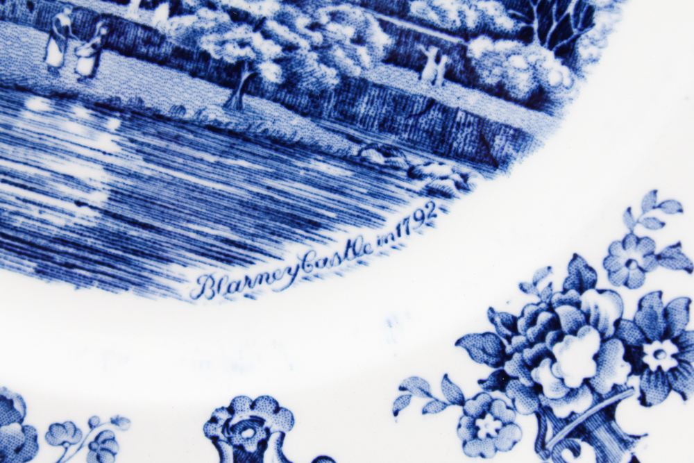 Blue and White China in W.R. Midwinter "Landscape" and More