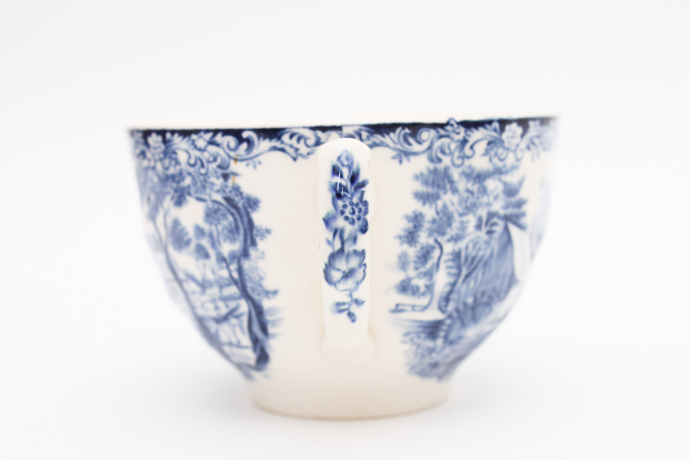 Blue and White China in W.R. Midwinter "Landscape" and More