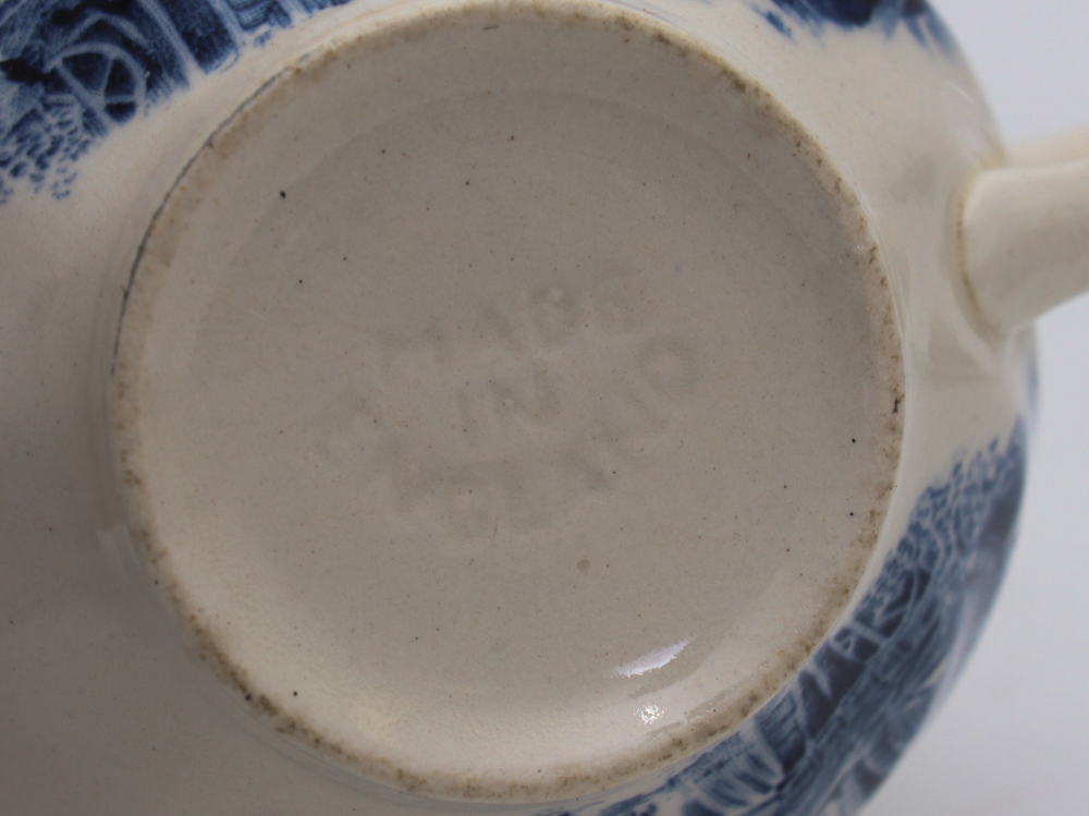 Blue and White China in W.R. Midwinter "Landscape" and More