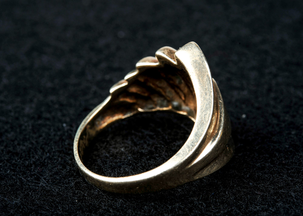 Pair of 10K Yellow Gold Rings