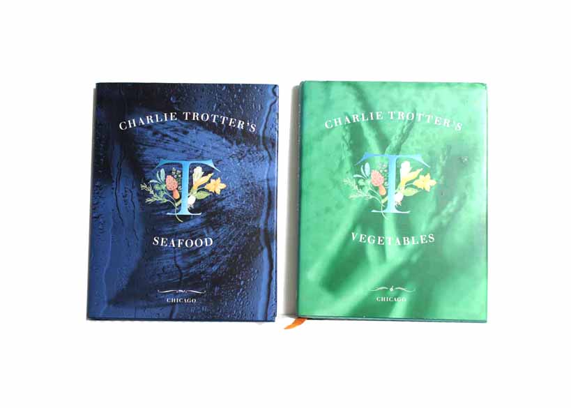 Two Charlie Trotter Cookbooks Featuring the Chef's Signature