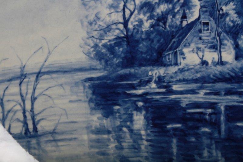 Delft "Naar du Chattel" Plate