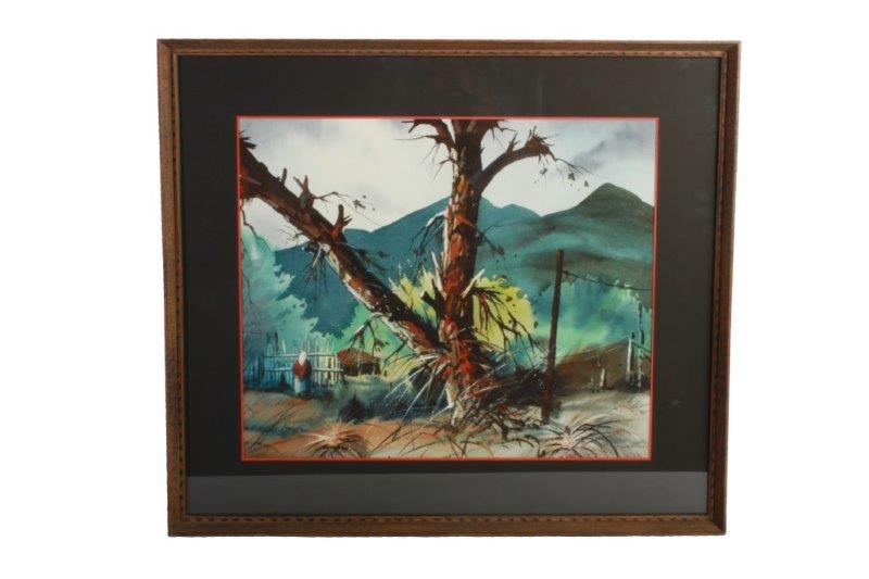 Original Floyd Hopper Water Color