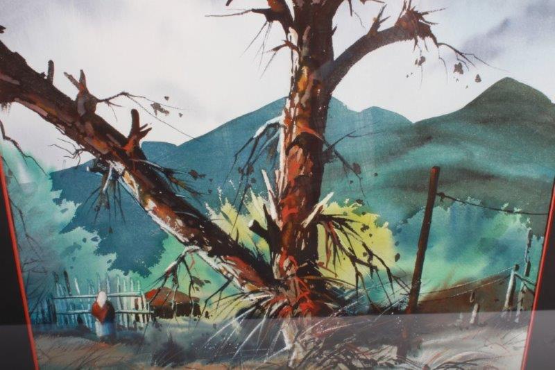 Original Floyd Hopper Water Color