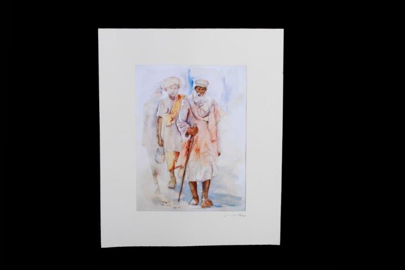 Signed Print Purchased in Nice, France